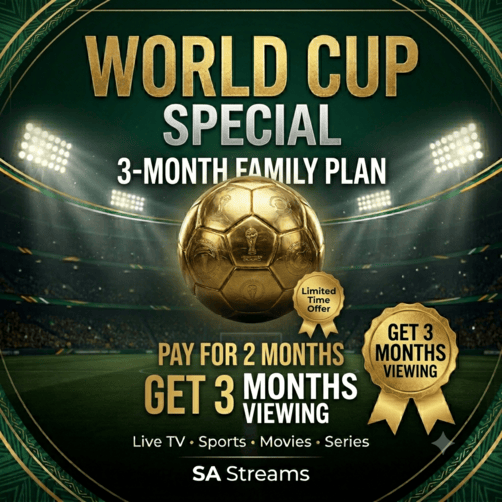 World Cup Special – 3 Month Complete Family Plan